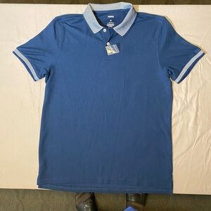 Sonoma Navy Polo Shirt with Light Gray Accents